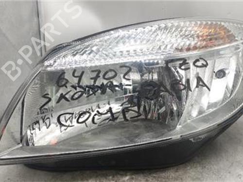 Used Left headlight SKODA FABIA I (6Y2) 1.4 TDI (70 hp) 18004587