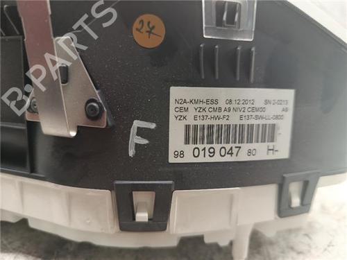 Instrument cluster PEUGEOT 208 I (CA_, CC_) 1.2 PureTech 82 | BP29468688C47