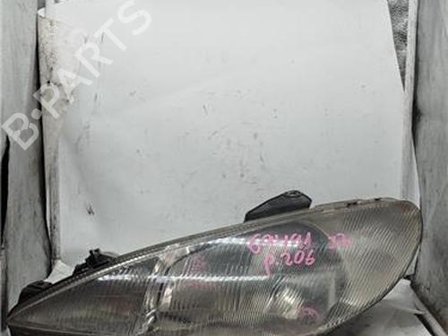 Used Left headlight PEUGEOT 206 Hatchback (2A/C) 1.4 i (75 hp) 27812026