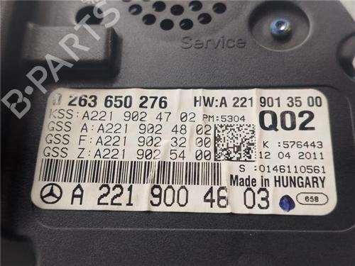 Instrument cluster MERCEDES-BENZ S-CLASS (W221, V221) S 350 BlueTec (221.026, 221.126) | BP24992177C47 