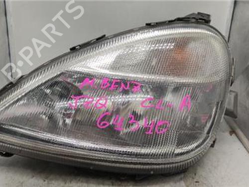 Used Left headlight MERCEDES-BENZ A-CLASS (W168) A 170 CDI (168.008) (90 hp) 18003661