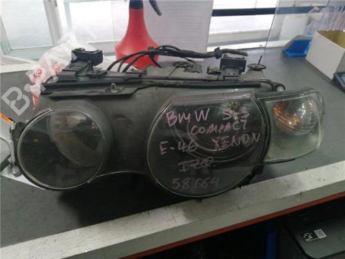 Used Left headlight BMW 3 (E46) 320 d (150 hp) 18378105