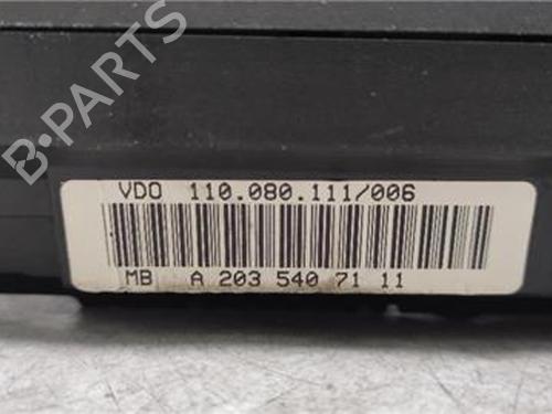 Instrument cluster MERCEDES-BENZ C-CLASS (W203) C 270 CDI (203.016) | BP25981747C47 