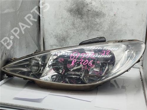 Used Left headlight PEUGEOT 206 Hatchback (2A/C) 2.0 HDI 90 (90 hp) 21815571