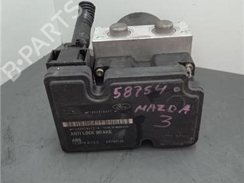 Used ABS pump MAZDA 3 Saloon (BK) 1.6 DI Turbo (BK12Y) (109 hp) 18381939
