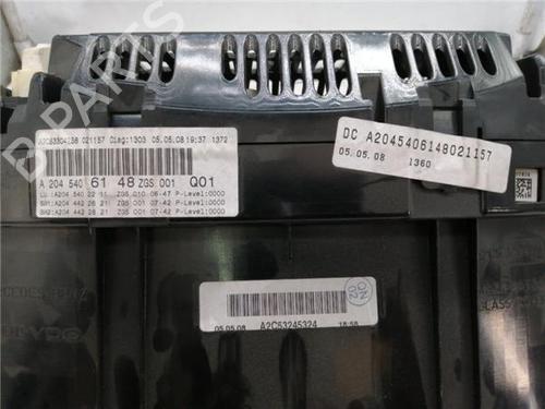 Instrument cluster MERCEDES-BENZ C-CLASS (W204) C 320 CDI (204.022) | BP27306831C47 