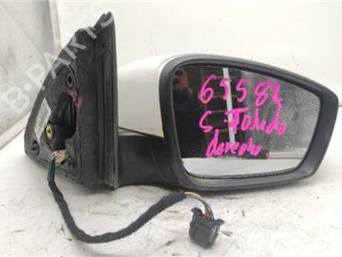 Used Right mirror SEAT TOLEDO IV (KG3) 1.2 TSI (90 hp) 18398395