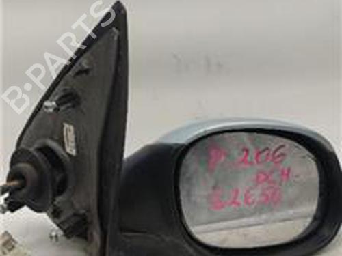 Used Right mirror PEUGEOT 206 Hatchback (2A/C) 1.4 i (75 hp) 18390352