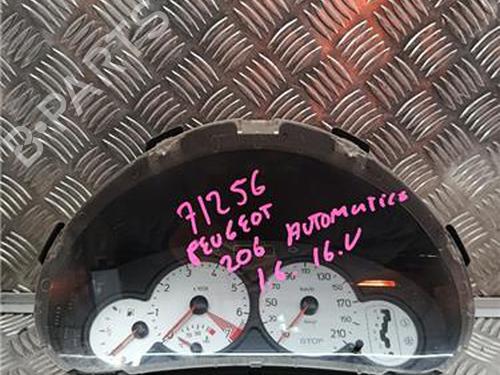 Used Instrument cluster Instrument cluster PEUGEOT 206 Hatchback (2A/C) 1.6 16V (109 hp) 33478506 33478506