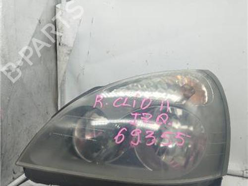 Used Left headlight RENAULT CLIO II (BB_, CB_) 1.4 16V (B/CB0P, BB13) (98 hp) 27509285