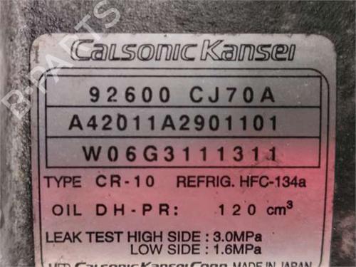 AC compressor NISSAN NOTE (E11, NE11) 1.6 | BP38737515M34  - Image 5