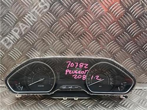 Used Instrument cluster PEUGEOT 208 I (CA_, CC_) 1.2 VTI 82 (82 hp) 32486534