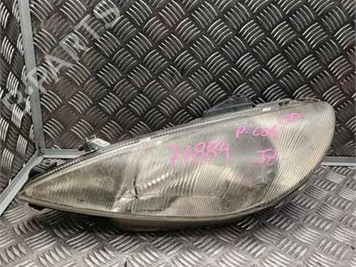 Used Left headlight Left headlight PEUGEOT 206 Hatchback (2A/C) 1.4 i (75 hp) 34641808 34641808