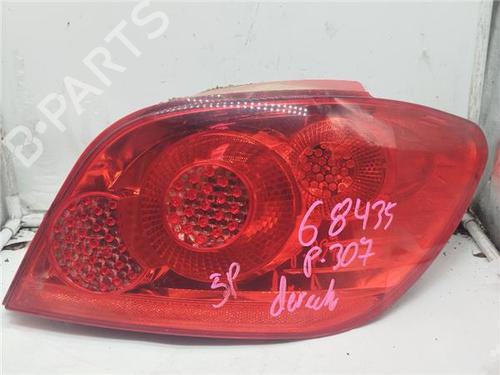 Used Right taillight PEUGEOT 307 (3A/C) 1.6 (110 hp) 24520372
