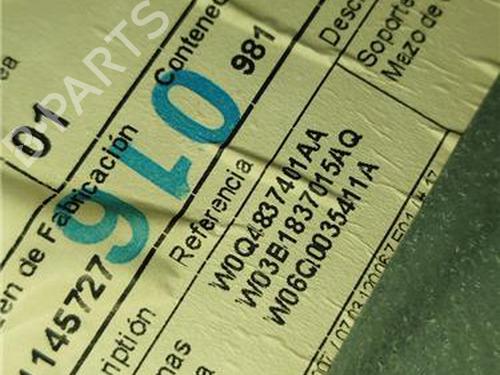 Other VW POLO IV (9N_, 9A_) 1.4 16V | BP29516112O1 