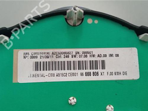 Instrument cluster CITROËN C3 II (SC_) 1.4 HDi 70 (SC8HZC, SC8HR0, SC8HP4) | BP18388067C47 