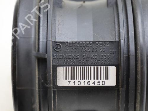 Mass air flow sensor MERCEDES-BENZ C-CLASS (W204) C 200 Kompressor (204.041) | BP36640410M95 - Image 4