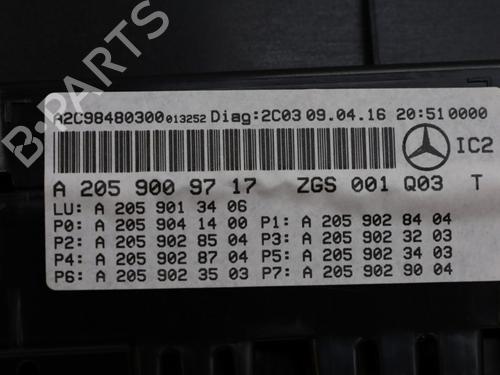 Display monitor MERCEDES-BENZ GLC (X253) 250 4-matic (253.946) | BP28010308C48 