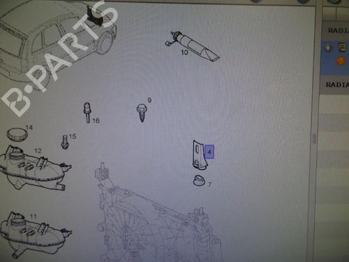 Support OPEL MERIVA A MPV (X03) 1.8 (E75) | BP18616587C155 