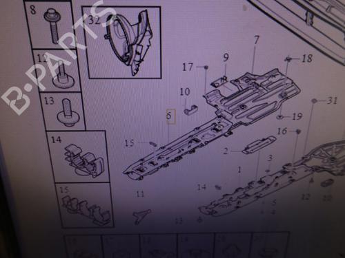 Underbody protection VOLVO S60 III (224) T5 | BP29743696M92 - Image 3