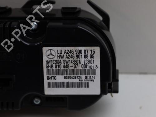 Climate control MERCEDES-BENZ B-CLASS Sports Tourer (W246, W242) B 200 (246.243) | BP29954270I5