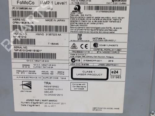 Radio VOLVO V40 Hatchback (525) D3 | BP18636183E6 