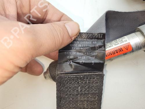 Sikkerhetsbelte bak høyre VOLVO S60 I (384) D5 | BP18608921I28 
