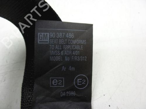 Rear right seatbelt OPEL CORSA B (S93) 1.2 i 16V (F08, F68, M68) | BP18620790I28 