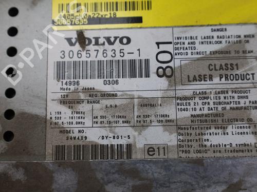 Sistema audio VOLVO S80 I (184) D5 (163 hp) 24149226