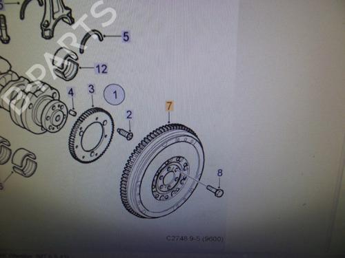 Used Flywheel Flywheel SAAB 9-5 (YS3E) 1.9 TiD (150 hp) 18609540 18609540