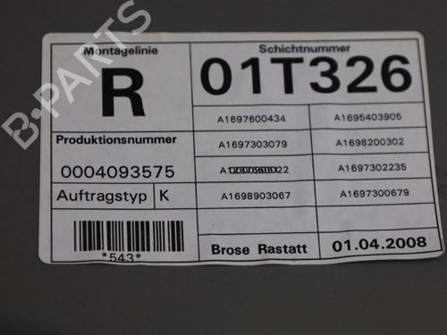 Rear right window mechanism MERCEDES-BENZ B-CLASS Sports Tourer (W245) B 200 TURBO (245.234) | BP22384637C25 