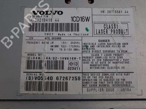 Radio VOLVO S40 II (544) 2.0 | BP29220305E6 