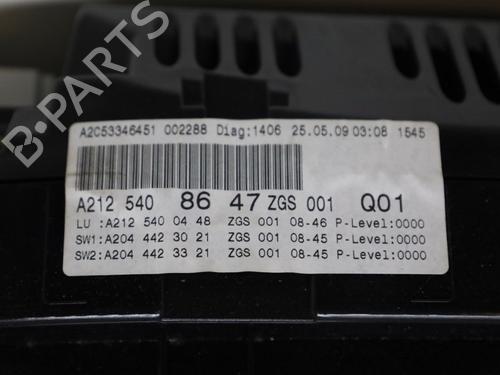 Instrument cluster MERCEDES-BENZ E-CLASS (W212) E 350 CGI (212.057) | BP36537167C47 - Image 5
