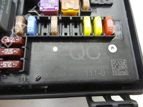 Fuse box OPEL ASTRA J (P10) 1.6 (68) | BP18619775E1 