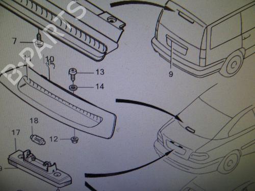 Third brake light VOLVO C70 I Coupe (872) T-5 | BP18606505L11 
