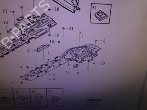 Bundpladebeskyttelse VOLVO S60 III (224) T5 | BP29743697M92 