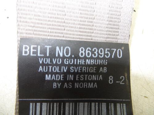 Rear left seatbelt VOLVO C70 II Convertible (542) 2.0 D | BP18614226I29 