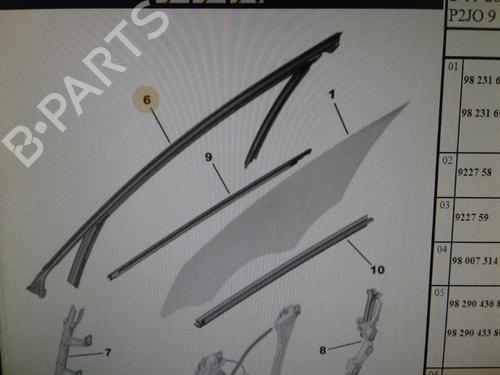 Rubber door seal OPEL CORSA F (P2JO) 1.2 (68) | BP19143938C142 