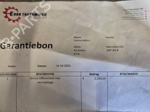 Front differential MERCEDES-BENZ GLE (V167) GLE 350 de 4-matic (167.117) | BP37446160M23 - Image 5