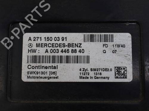 Used Engine control unit (ECU) MERCEDES-BENZ C-CLASS (W204) C 180 CGI (204.049) (156 hp) 26722124