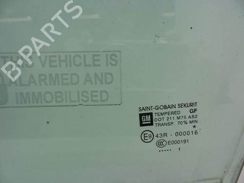 Front left door window OPEL MERIVA B MPV (S10) 1.4 (75) | BP18619622C18 
