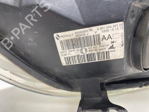 Left headlight RENAULT MEGANE III Hatchback (BZ0/1_, B3_) 1.5 dCi (BZ09, BZ0D, BZ1W, BZ29, BZ14) | BP39114225C28 - Image 2