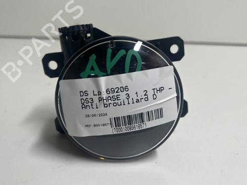 Used Right front fog light Right front fog light DS DS 3 (SA_) 1.2 THP 110 / PureTech 110 (SAHNPS, SAHNZ6, SAHNZT) (110 hp) 18659353 18659353