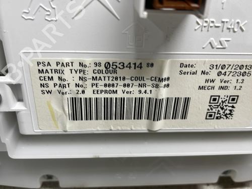 Instrument cluster PEUGEOT 2008 I (CU_) 1.2 VTi | BP29911940C47 