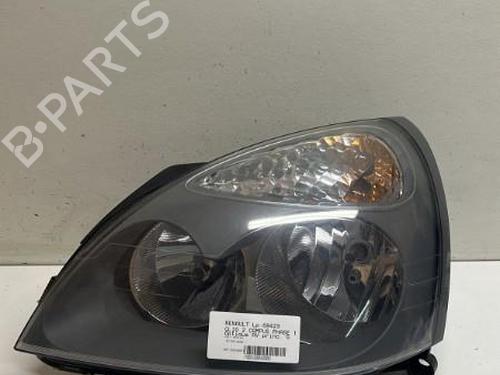 Venstre forlygte RENAULT CLIO II (BB_, CB_) 1.5 dCi (B/C2J) (68 hp) 18216049