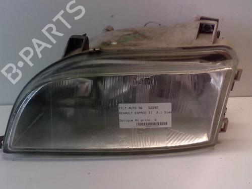 Used Left headlight RENAULT ESPACE II (J/S63_) 2.1 TD (J633, J634, J/S635, J/S63D) (88 hp) 18215639