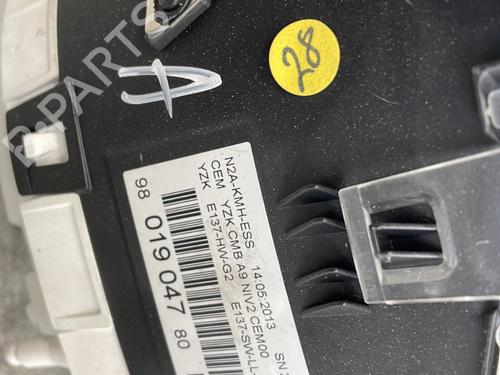 Used Instrument cluster Instrument cluster PEUGEOT 208 I (CA_, CC_) 1.4 HDi (68 hp) 32681990 32681990