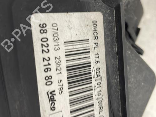 Right headlight PEUGEOT 208 I (CA_, CC_) 1.6 HDi | BP32021838C29 