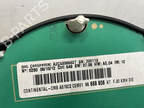 Instrument cluster CITROËN C3 II (SC_) 1.6 HDi | BP26910134C47 - Image 3