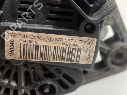 Alternator RENAULT TWINGO II (CN0_) 1.2 16V (CN0K, CN0V, CN0A) | BP24498771M7 